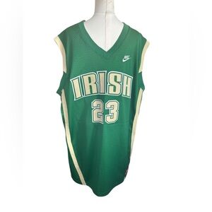 LEBRON JAMES GREEN ST VINCENT MARY IRISH HIGH SCHOOL  2003 JERSEY 23 NIKE XL